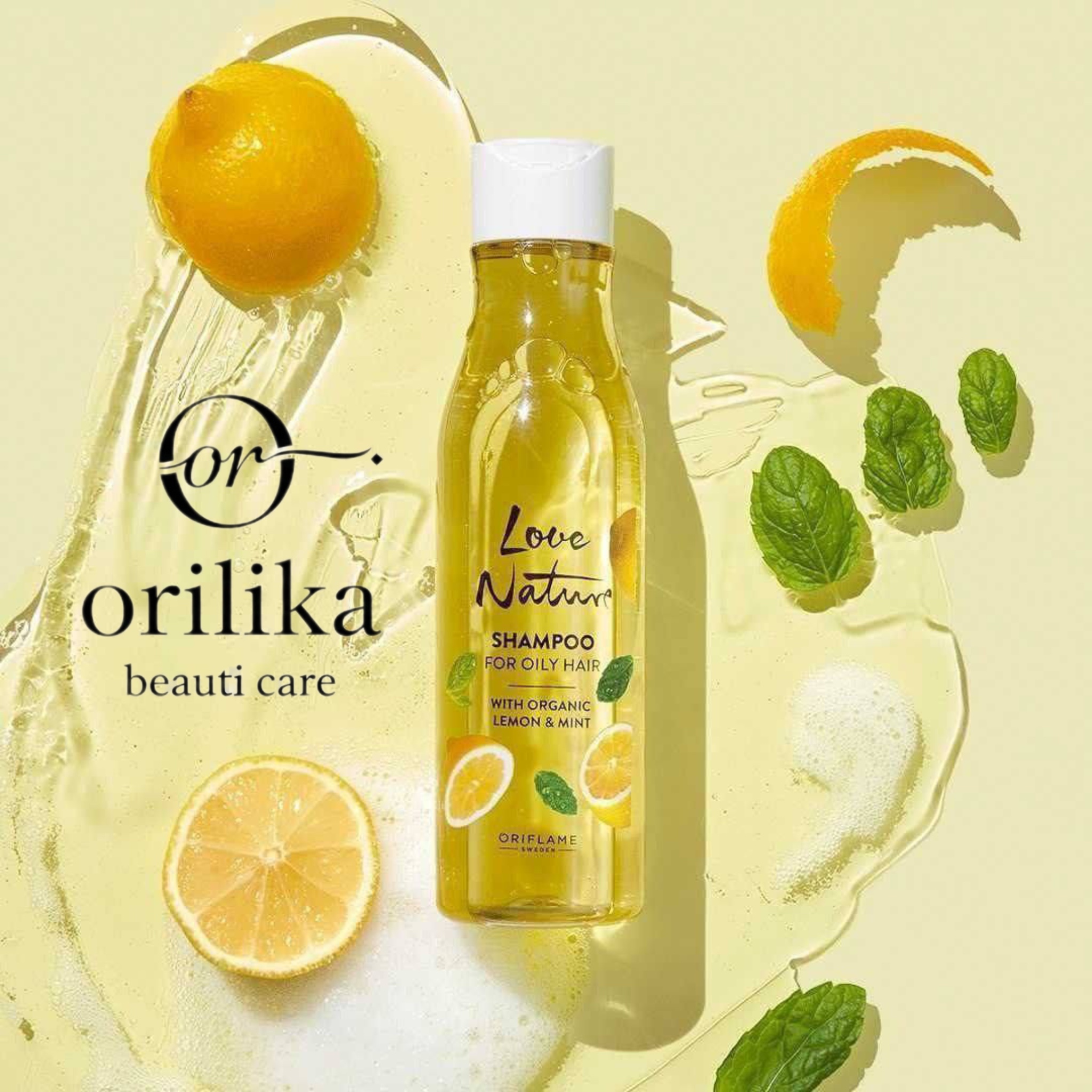 🌿🍋 شامپو لیمو و نعناع لاونیچر مناسب مو های چرب🍋🌿